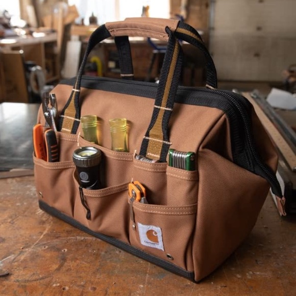 - Carhartt  Men’s Brown 14” Tool Bag  *NEW* - Picture 7 of 7